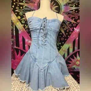 Denim Corset Dress